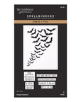 Spellbinders - Midnight Mischief Collection - Letterpress + Foil Plate - Winged Shadows-ScrapbookPal