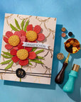 Spellbinders - Mini Wax Seals Collection - 3D Wax Seal Stamp - Bow Mini-ScrapbookPal