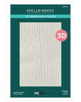 Spellbinders - Modern Botanicals Collection - 3D Embossing Folder - Lined Corners-ScrapbookPal