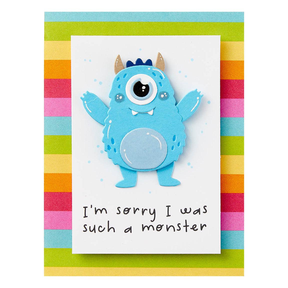 Spellbinders - Monster Birthday Collection - Dies - Dancin' Birthday Monster-ScrapbookPal