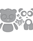Spellbinders - Monster Birthday Collection - Dies - Dancin' Birthday Panda-ScrapbookPal