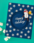 Spellbinders - Mugs & Kisses Collection - Stencils - Snow Joy-ScrapbookPal