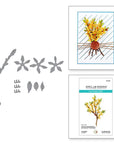 Spellbinders - Nature's Botanical Garden Collection - Dies - Forsythia-ScrapbookPal