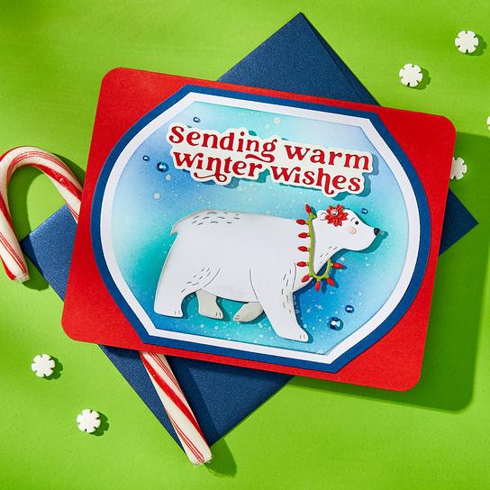 Spellbinders - North Pole Friends Collection - Dies - Polar Bear Pals-ScrapbookPal