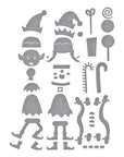 Spellbinders - North Pole Friends Collection - Dies - Santa's Elves-ScrapbookPal