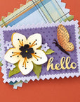 Spellbinders - Not Your Ordinary Card Collection - Dies - Pinking Birthday Rectangles-ScrapbookPal