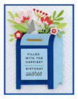 Spellbinders - Parcel & Post Collection - Clear Stamps - Parcel & Post Sentiments-ScrapbookPal