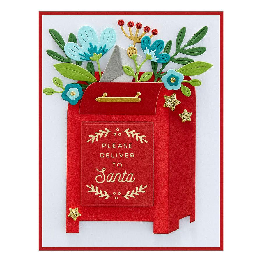 Spellbinders - Parcel & Post Collection - Glimmer Hot Foil Plate - All-Occasion Mailbox Greetings-ScrapbookPal