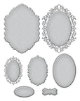 Spellbinders - Peacock Paradise Collection - Dies - Cameo Frames-ScrapbookPal
