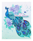 Spellbinders - Peacock Paradise Collection - Press Plates & Dies - Elegant Peacock-ScrapbookPal