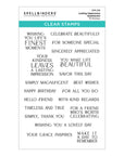Spellbinders - Regal Reflections Collection - Clear Stamps - Lasting Impressions-ScrapbookPal