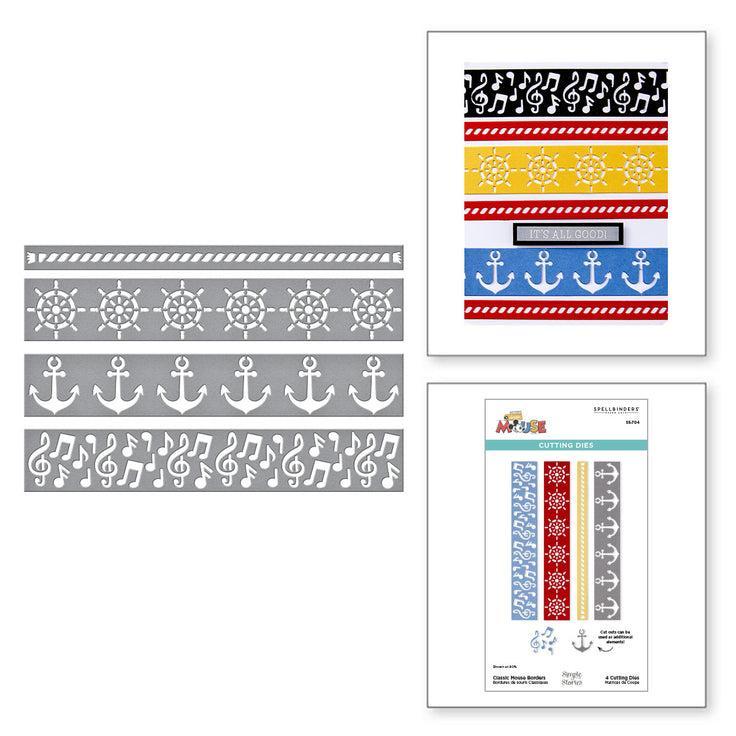 Spellbinders - Say Cheese Classic Mouse - Dies - Classic Mouse Borders-ScrapbookPal