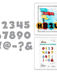 Spellbinders - Say Cheese Classic Mouse - Dies - Classic Mouse Numbers & Punctuation-ScrapbookPal