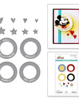 Spellbinders - Say Cheese Classic Mouse - Dies - Frame & Sentiments-ScrapbookPal