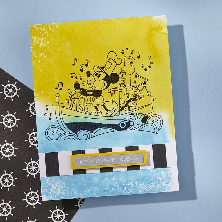 Spellbinders - Say Cheese Classic Mouse - Press Plate & Dies - Steamboat Willie-ScrapbookPal