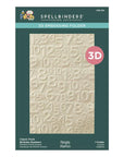 Spellbinders - Say Cheese Classic Pooh Birthday Collection - 3D Embossing Folder - Classic Pooh Birthday Numbers-ScrapbookPal