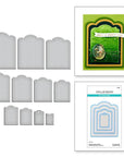 Spellbinders - Sealed 3D Botanicals Collection - Dies - Scallop Labels and Tag-ScrapbookPal