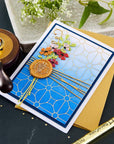 Spellbinders - Sealed by Spellbinders Collection - Wax Seal Stamp - Wildflower Happy Birthday-ScrapbookPal