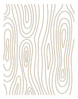 Spellbinders - Sealed for the Holidays Collection - Glimmer Hot Foil Plate - Woodgrain Background-ScrapbookPal