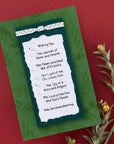 Spellbinders - Season of Wonder Collection - Clear Stamps - Christmas Blessings Sentiments-ScrapbookPal