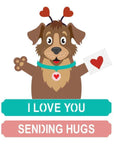 Spellbinders - Sending Hugs Collection - Dies - Darling Dog-ScrapbookPal