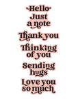 Spellbinders - Simon's Sentiments Collection - Letterpress + Foil Plate & Dies - Must-Have Sentiments-ScrapbookPal