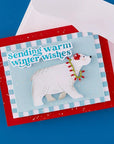 Spellbinders - Simon's Sentiments Collection - Letterpress + Foil Plate & Dies - Wonderful Winter Sentiments-ScrapbookPal