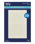 Spellbinders - Simon's Snow Globes Collection - 3D Embossing Folder - Geo Quilt-ScrapbookPal