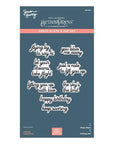 Spellbinders - Sky's the Limit Collection - Press Plates & Dies - Soaring Sentiments-ScrapbookPal