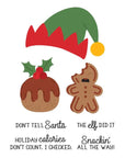 Spellbinders - Snack Goals Collection - Clear Stamp & Dies - Merry Munchies-ScrapbookPal