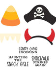 Spellbinders - Snack Goals Collection - Clear Stamp & Dies - Snackula-ScrapbookPal