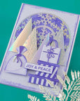 Spellbinders - Snowflake Kisses Collection - Clear Stamps & Dies - Infinity Trees-ScrapbookPal