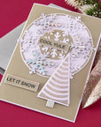 Spellbinders - Snowflake Kisses Collection - Dies - Snowflake Wreath-ScrapbookPal