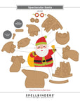 Spellbinders - Spectacular Christmas Collection - Dies - Spectacular Santa-ScrapbookPal