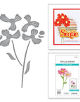 Spellbinders - Spotlight Frames and Florals Collection - Dies - Layered Anemone-ScrapbookPal