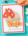 Spellbinders - Spotlight Frames and Florals Collection - Dies - Layered Anemone-ScrapbookPal