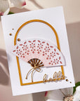 Spellbinders - Spring in Kyoto Collection - Dies - Fan & Bow-ScrapbookPal