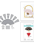 Spellbinders - Spring in Kyoto Collection - Dies - Fan & Bow-ScrapbookPal