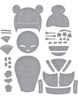 Spellbinders - Spring in Kyoto Collection - Dies - Kokeshi Dolls-ScrapbookPal