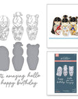 Spellbinders - Spring in Kyoto Collection - Press Plates & Dies - Kokeshi Dolls-ScrapbookPal