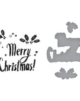 Spellbinders - Starry Holiday Collection - Registration Press Plates & Dies - Starry Merry Christmas-ScrapbookPal