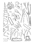 Spellbinders - Storybook Illustrations Collection - Clear Stamps - Into the Wild-ScrapbookPal