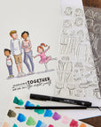Spellbinders - Storybook Illustrations Collection - Clear Stamps - Words for the Wild-ScrapbookPal