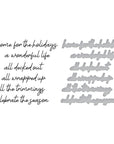 Spellbinders - Storytelling Collection - Press Plates & Dies - Christmas Sentiments-ScrapbookPal