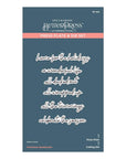 Spellbinders - Storytelling Collection - Press Plates & Dies - Christmas Sentiments-ScrapbookPal