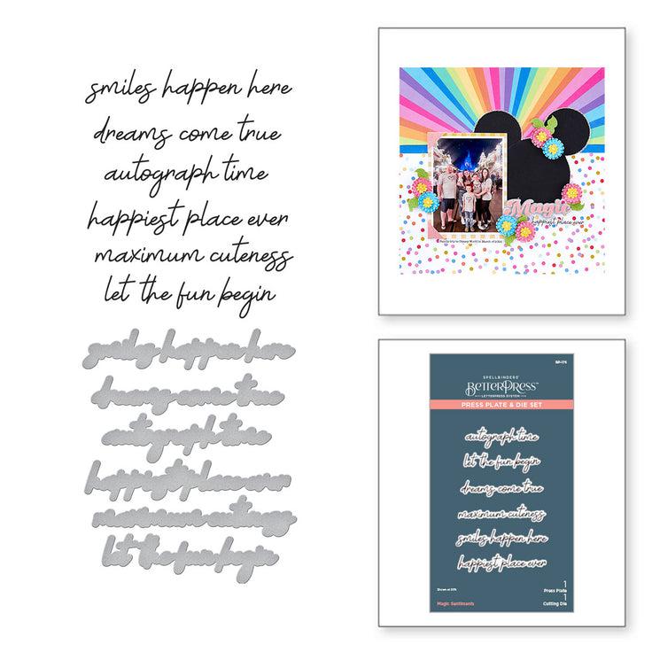 Spellbinders - Storytelling Collection - Press Plates & Dies - Magic Sentiments-ScrapbookPal