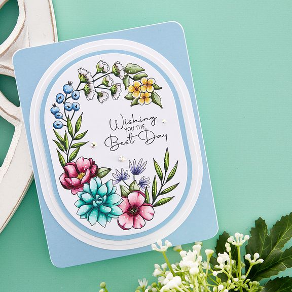Spellbinders - Stylish Ovals Collection - Dies - Essential Stylish Ovals-ScrapbookPal