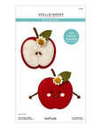Spellbinders - Summer Felt Stitch & Create Collection - Dies - Felt Cheeky Apple-ScrapbookPal