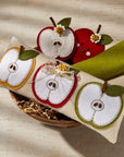 Spellbinders - Summer Felt Stitch & Create Collection - Dies - Felt Cheeky Apple-ScrapbookPal