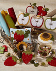 Spellbinders - Summer Felt Stitch & Create Collection - Dies - Felt Cheeky Apple-ScrapbookPal